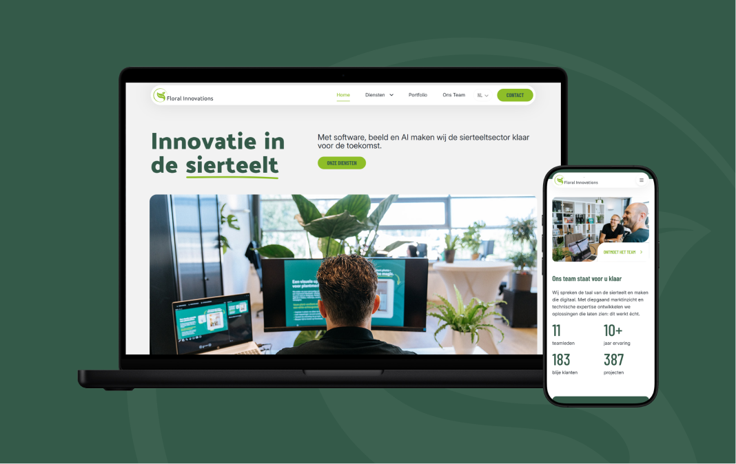 Floral Innovations Webdesign