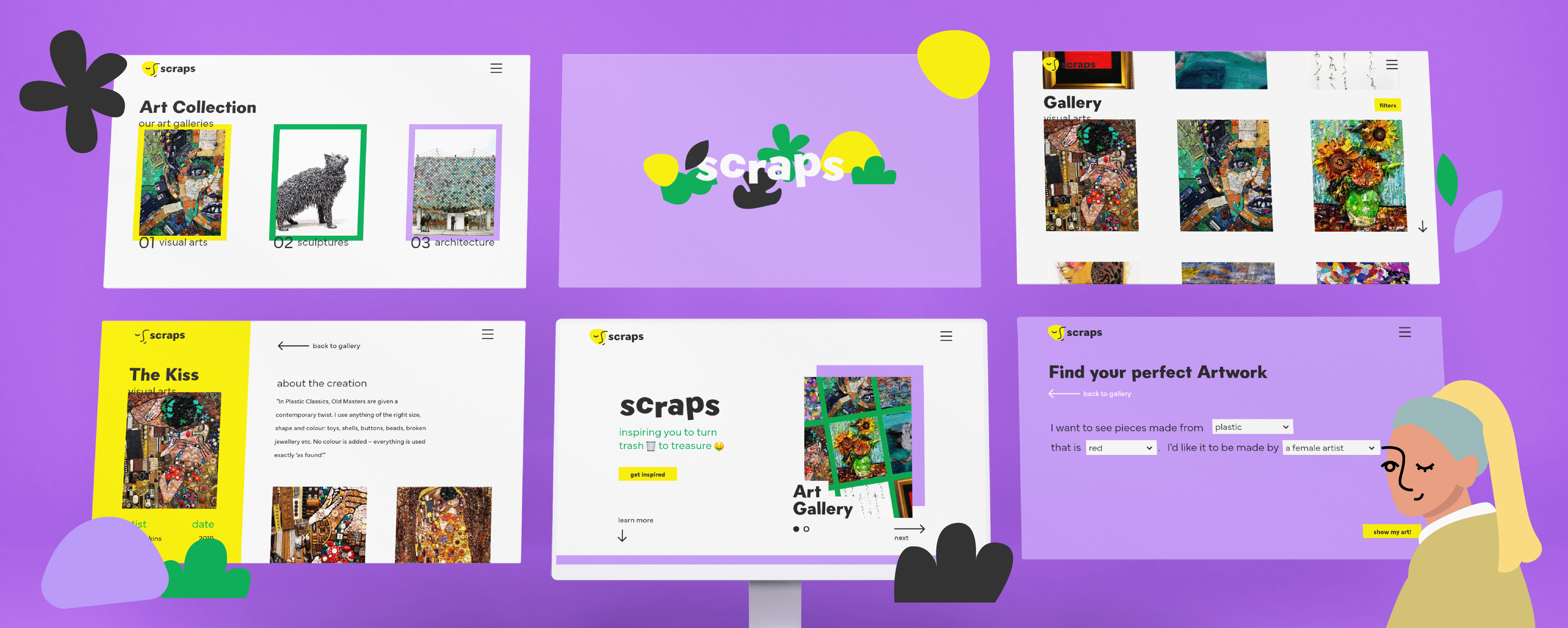 Scraps webpagina ontwerpen